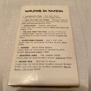 Vintage 1990s PlayStation Sam Goody Musicland Major in Music Demo Cassette